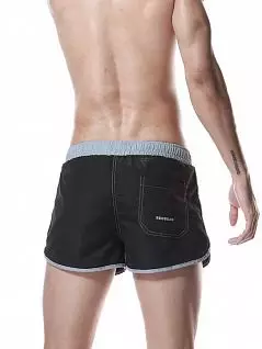 Мужские шорты в спортивном стиле черного цвета Seobean RT17472